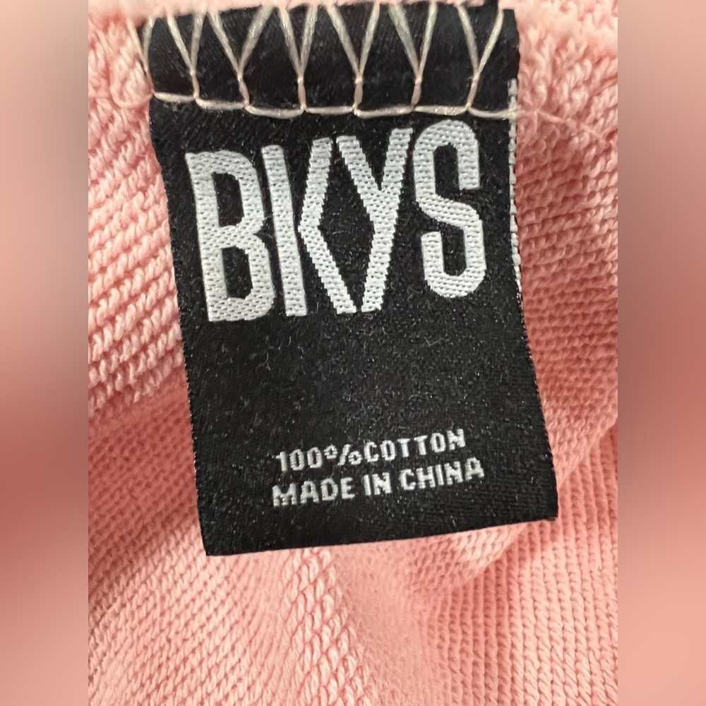 BKYS Sweatshirt Hoodie Brick Toy Men Pink Graphic Kangaroo Pocket Drawcord 2XL - Picture 7 of 11